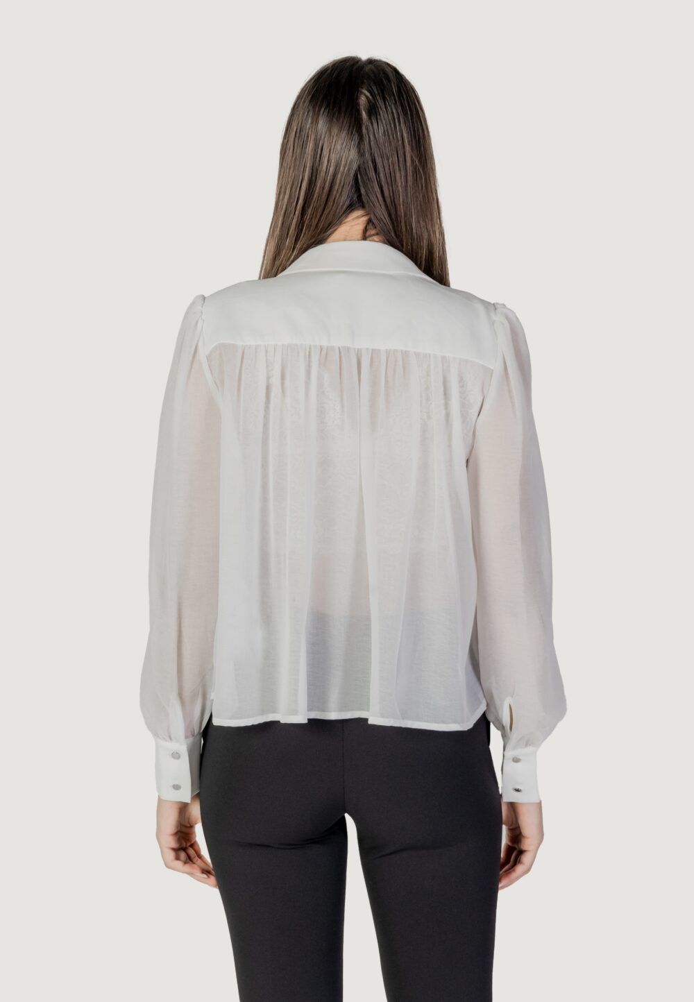 Camicia manica lunga Morgan De Toi Bianco - Foto 4