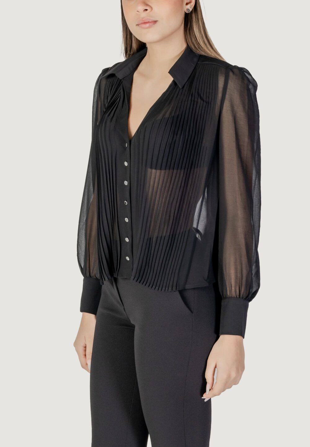 Camicia manica lunga Morgan De Toi Nero - Foto 2