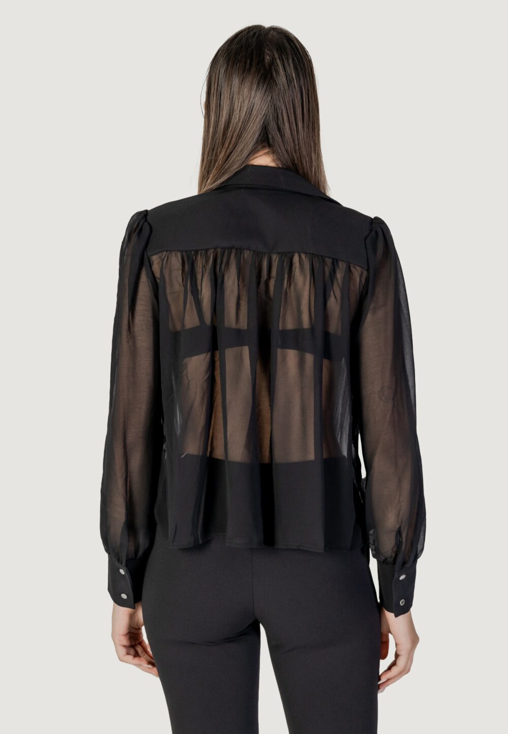 Camicia manica lunga Morgan De Toi Nero - Foto 4