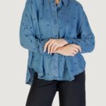 Camicia manica lunga Only onlnew grace charis life ls shirt cc wvn Blue Denim - Foto 1
