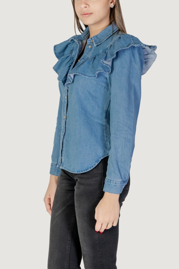 Camicia manica lunga Only onlindigo life ls frill db dnm qyt Indigo