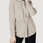 Camicia manica lunga Only onlaris life 4/5 fem cargo jacket cc wvn Taupe - Foto 1