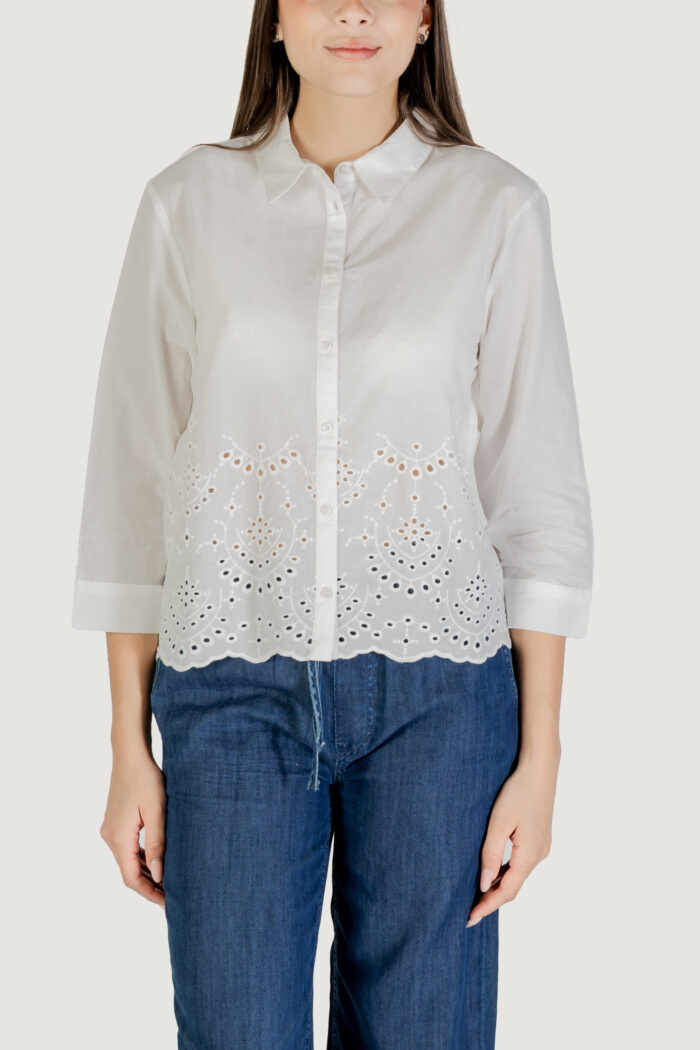Camicia manica lunga Street One shirtcollar Bianco
