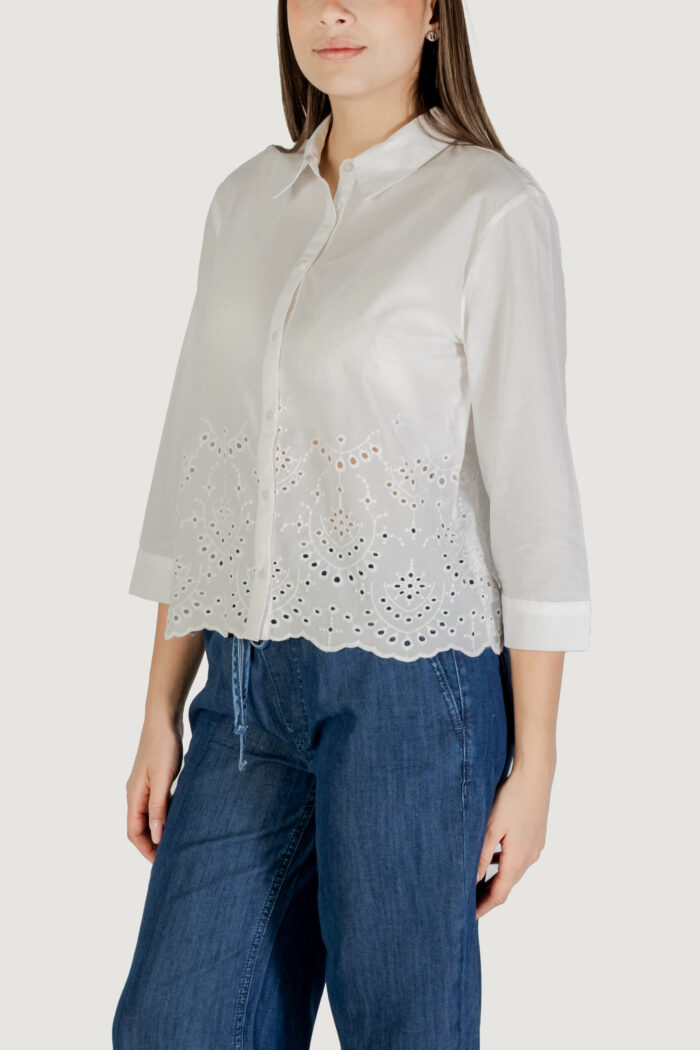 Camicia manica lunga Street One shirtcollar Bianco