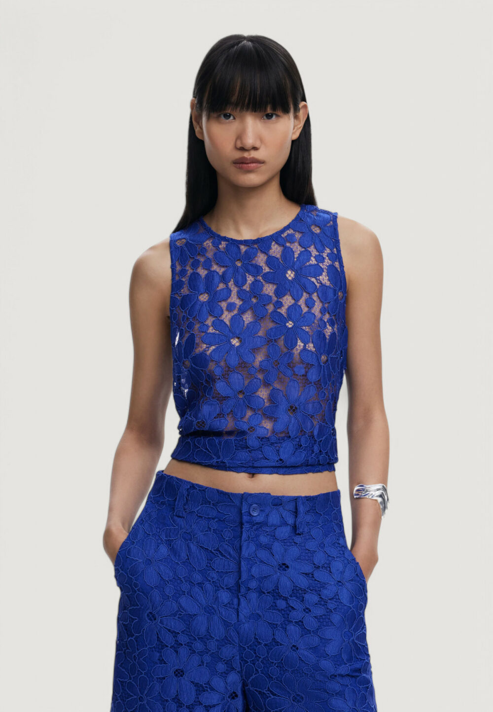 Canotta Desigual blus_tÁnatos Blu - Foto 1
