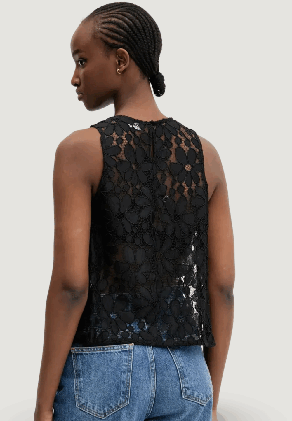 Canotta Desigual blus_tÁnatos Nero - Foto 4