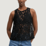 Canotta Desigual blus_tÁnatos Nero - Foto 1