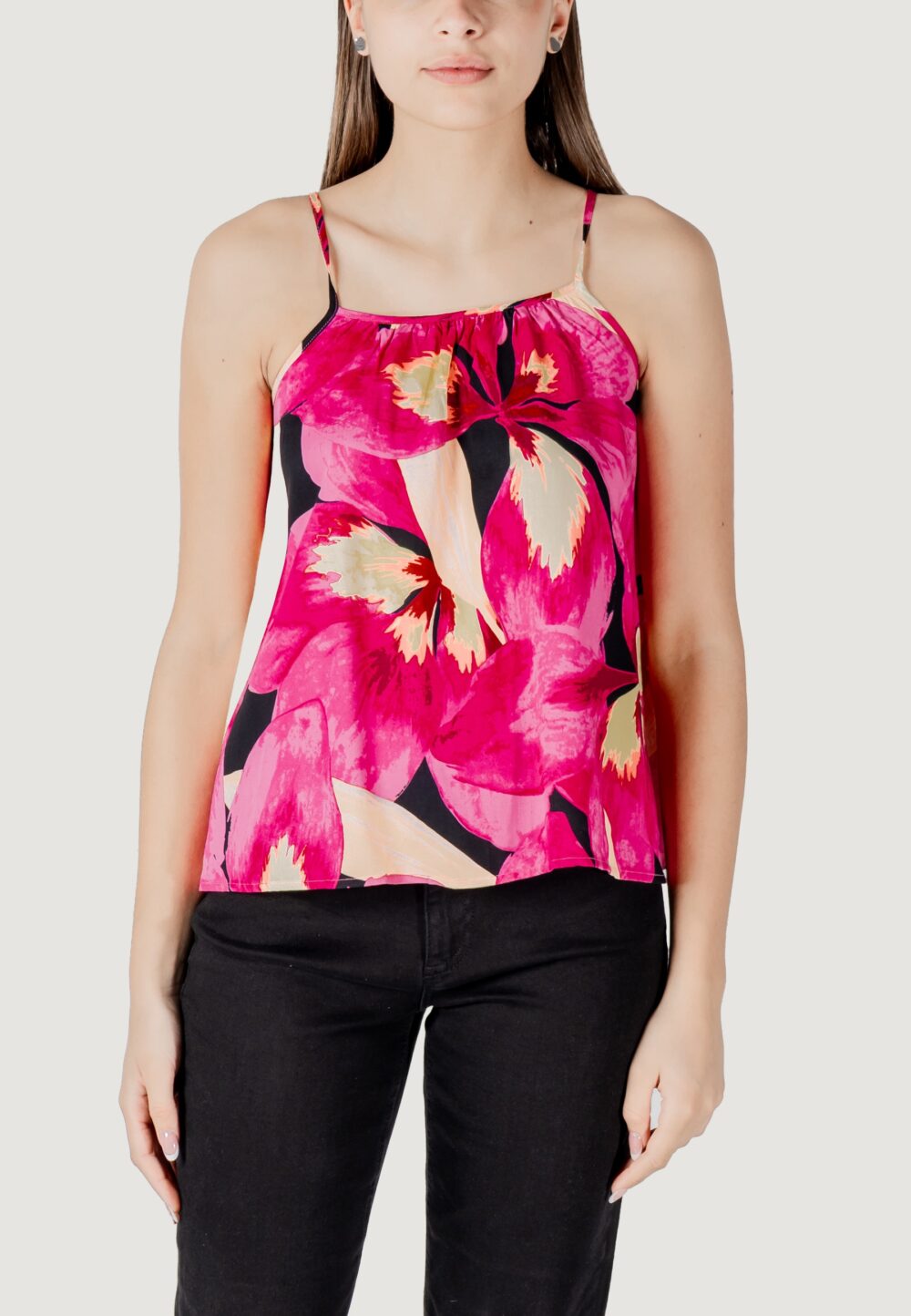 Canotta Only onlalma life vis ella singlet aop Fuxia - Foto 5