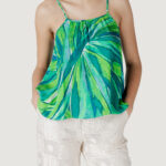 Canotta Only onlalma life vis ella singlet aop Verde - Foto 1