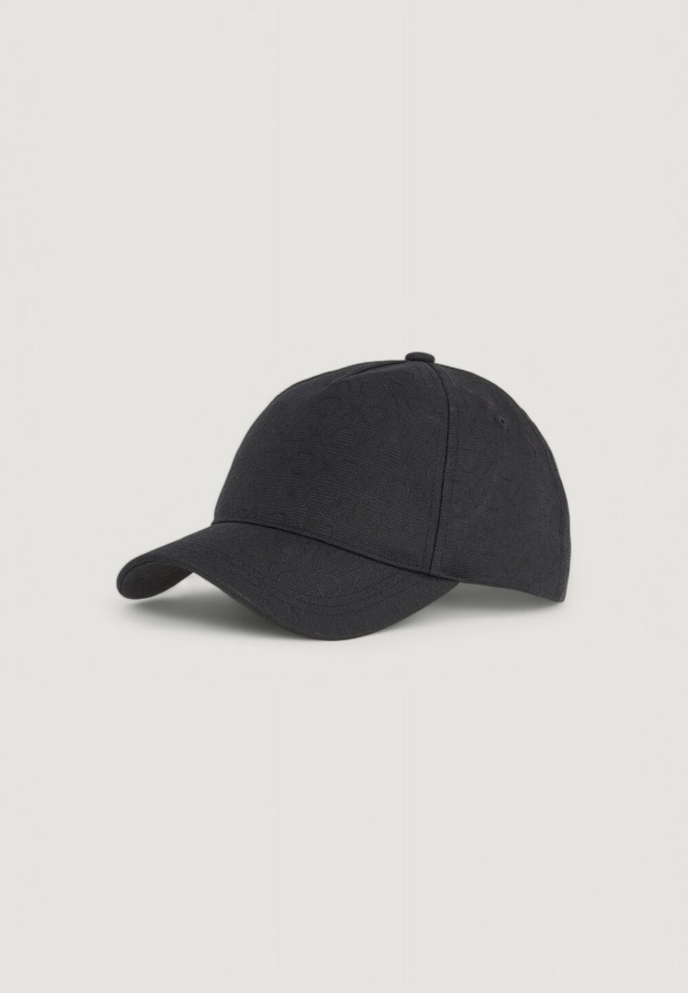 Cappello con visiera Calvin Klein monogram jacquard cap Nero - Foto 1