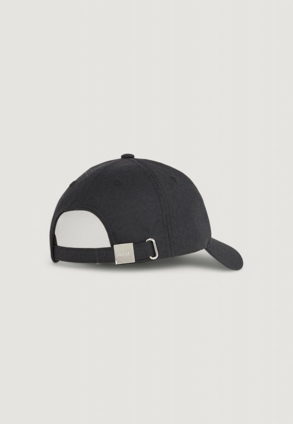 Cappello con visiera Calvin Klein monogram jacquard cap Nero - Foto 4