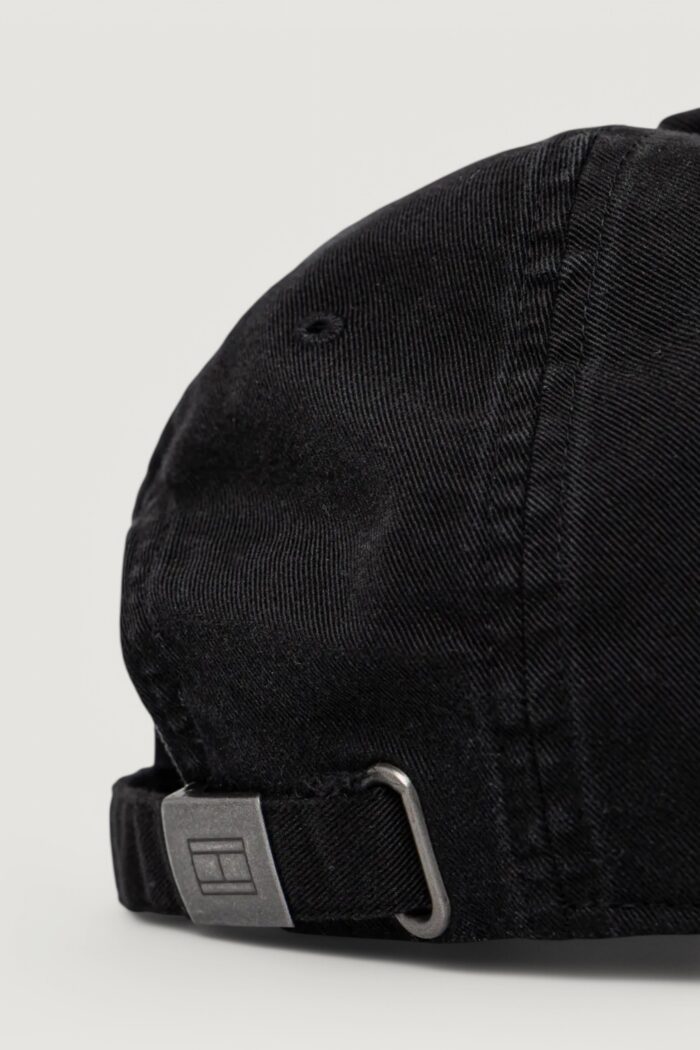 Cappello con visiera Tommy Hilfiger th flag soft 6 panel cap Nero