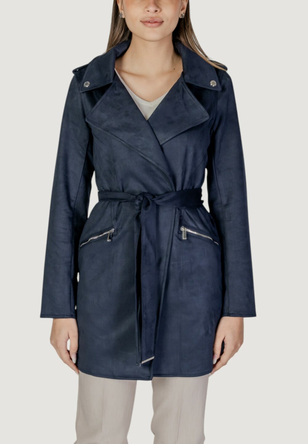 Cappotto Morgan De Toi Blu - Foto 1