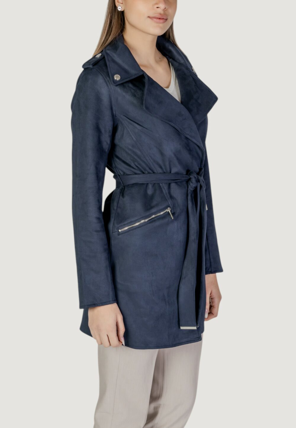 Cappotto Morgan De Toi Blu - Foto 3