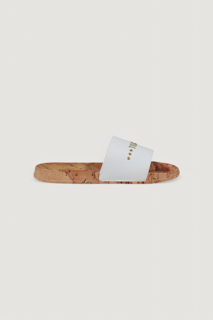 Ciabatte con fascia Alviero Martini Prima Classe jr Bianco