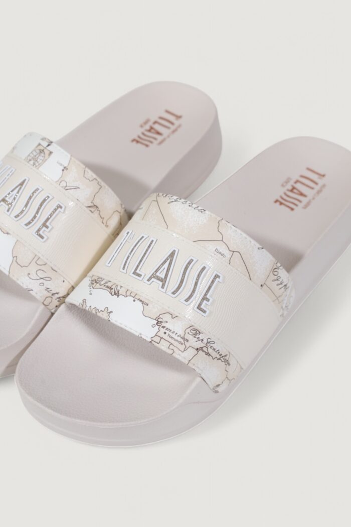 Ciabatte con fascia Alviero Martini Prima Classe jr Latte