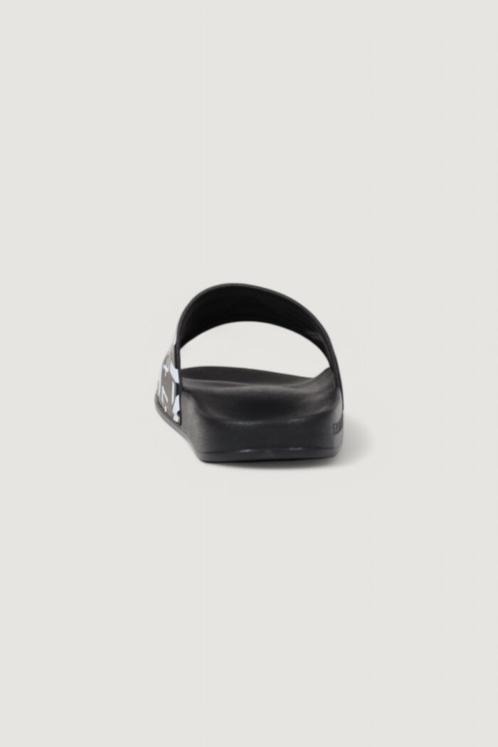 Ciabatte EA7 imballo originale danneggiato – prodotto integro Black-White
