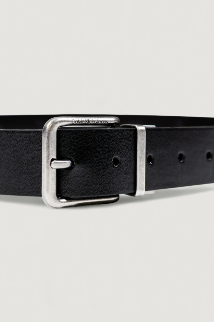 Cinta Calvin Klein Jeans classic casual rev/adj 35mm Nero