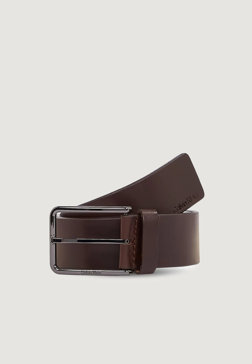 Cinta Calvin Klein warmth 40mm Marrone - Foto 1