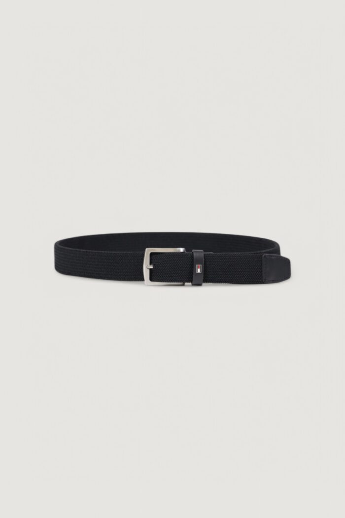 Cinta Tommy Hilfiger denton elastic 3.5 Nero