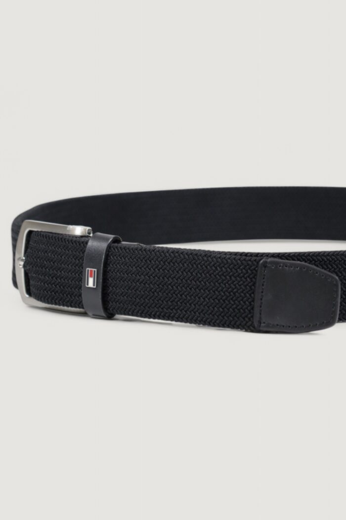 Cinta Tommy Hilfiger denton elastic 3.5 Nero