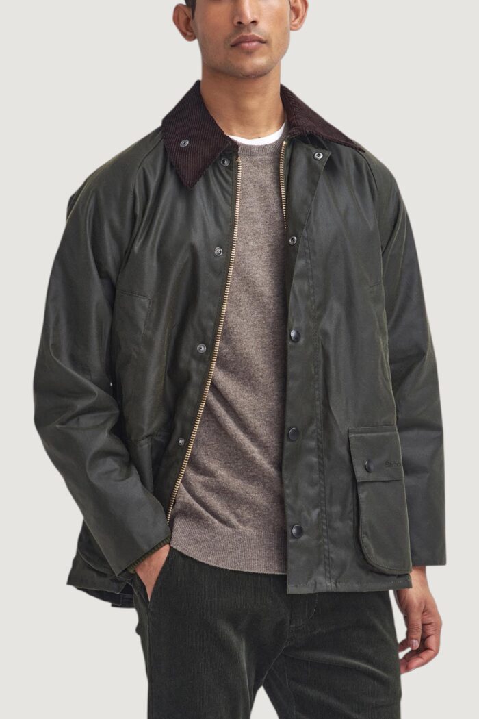 Giacchetto Barbour bedale wax jacket Verde Oliva