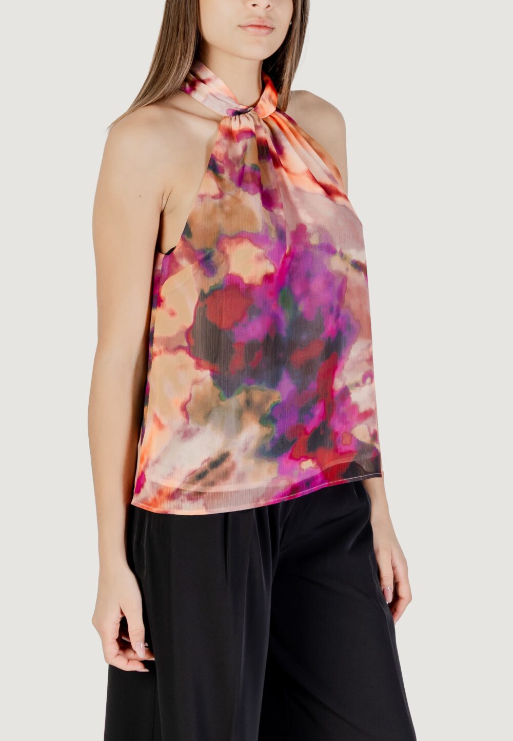 Blusa manica corta Morgan De Toi Peach - Foto 2