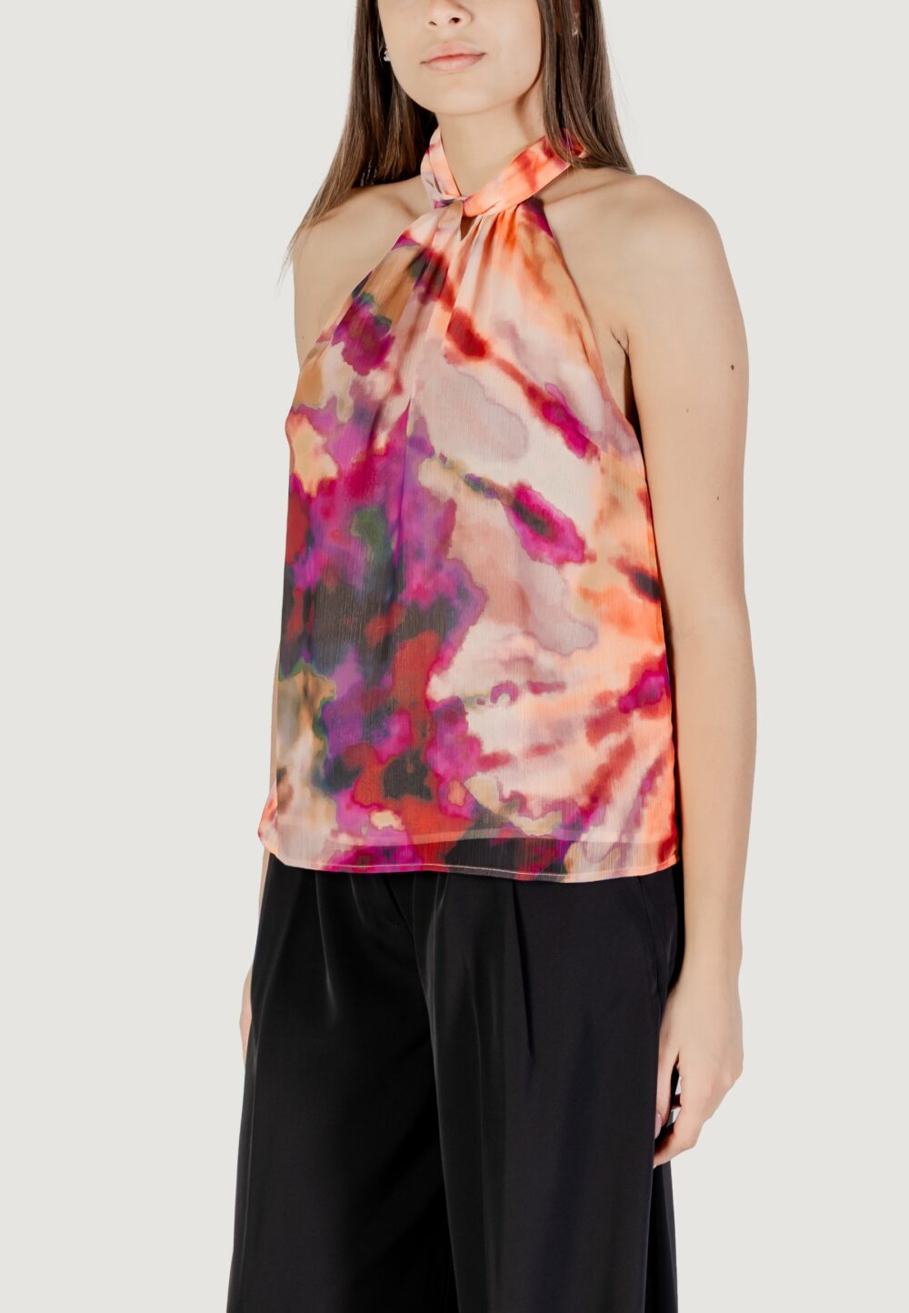 Blusa manica corta Morgan De Toi Peach - Foto 3