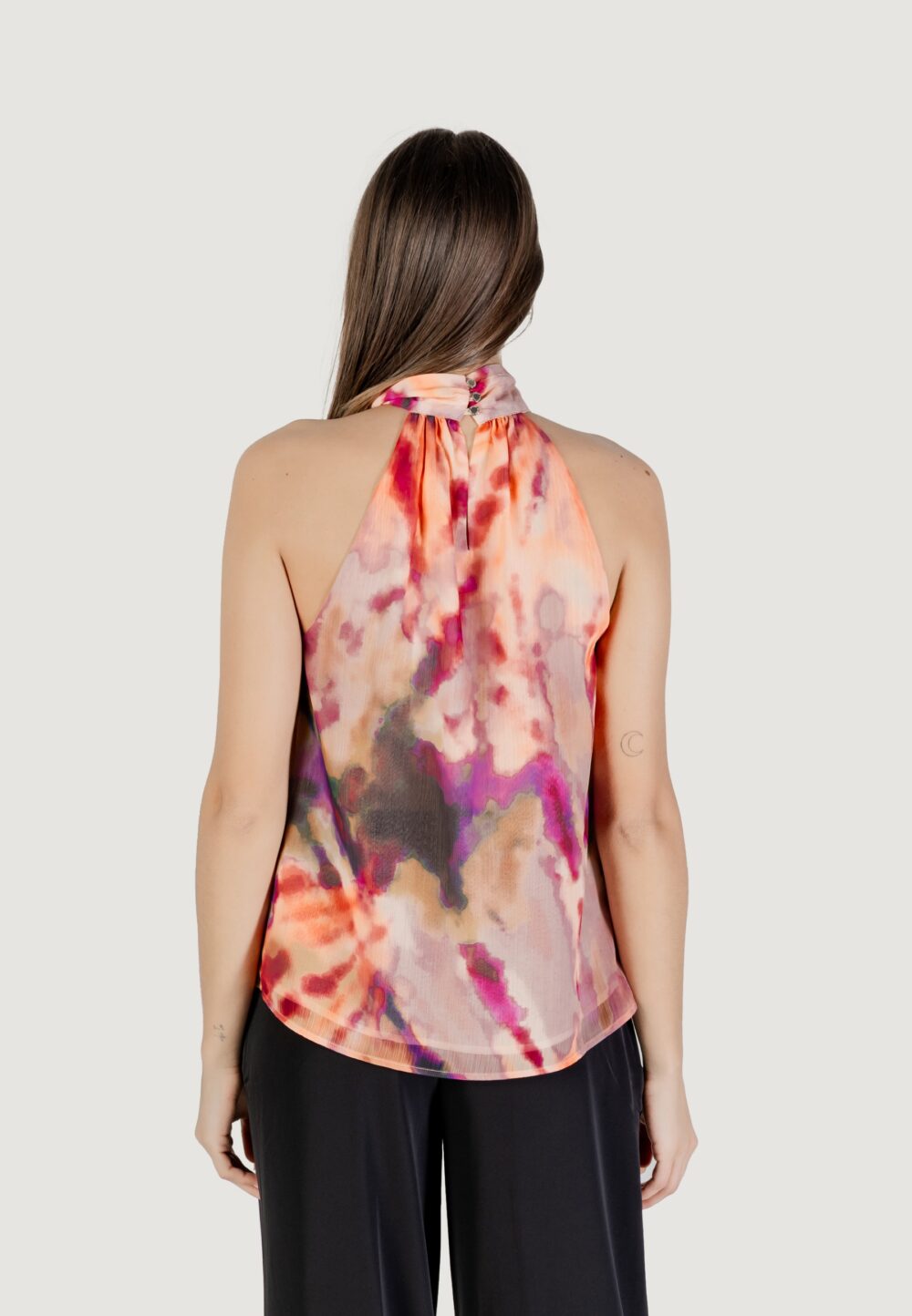 Blusa manica corta Morgan De Toi Peach - Foto 4