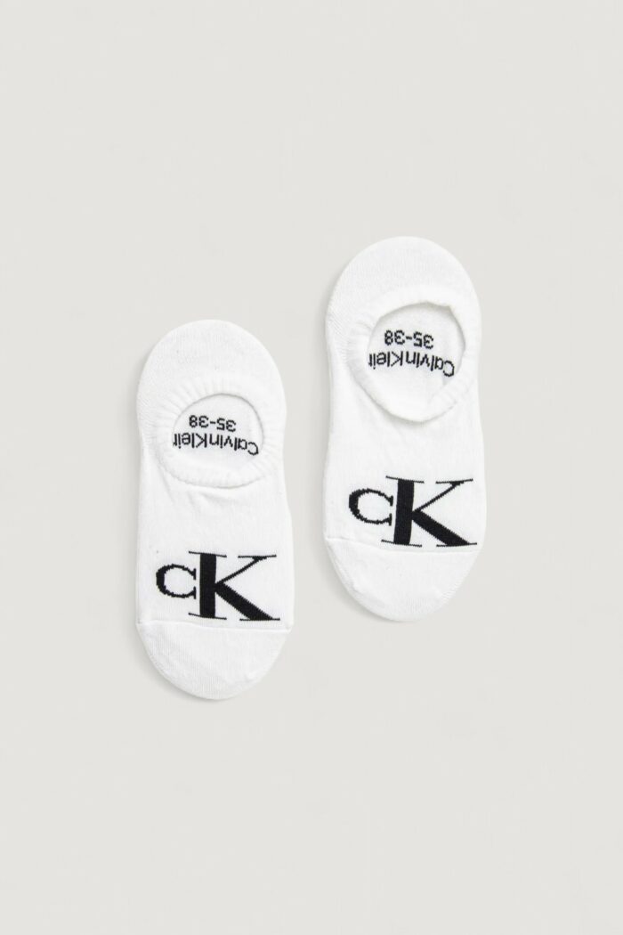 Fantasmini Calvin Klein Jeans footie high cut 2p Bianco