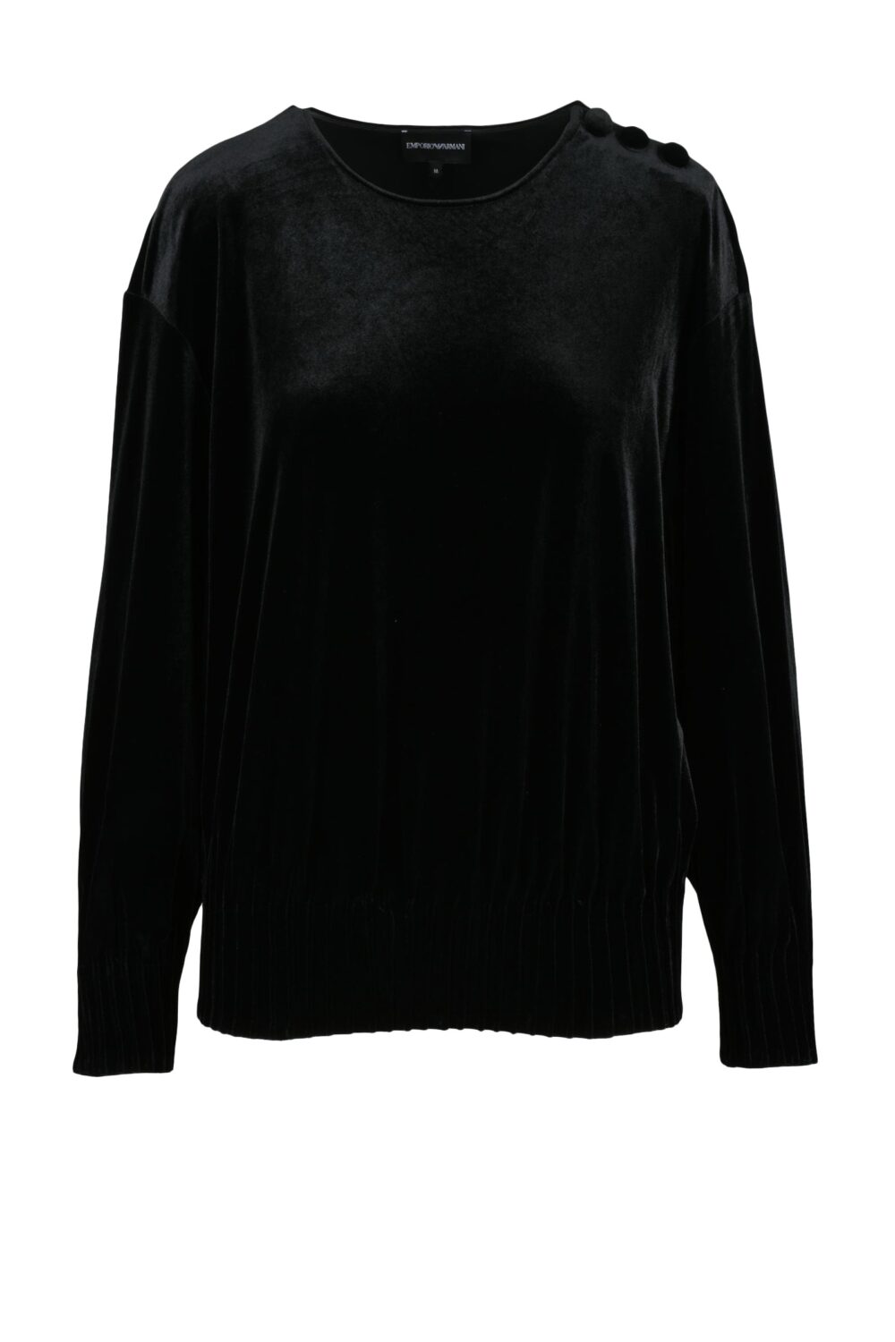 Felpa con cappuccio Emporio Armani Nero - Foto 1