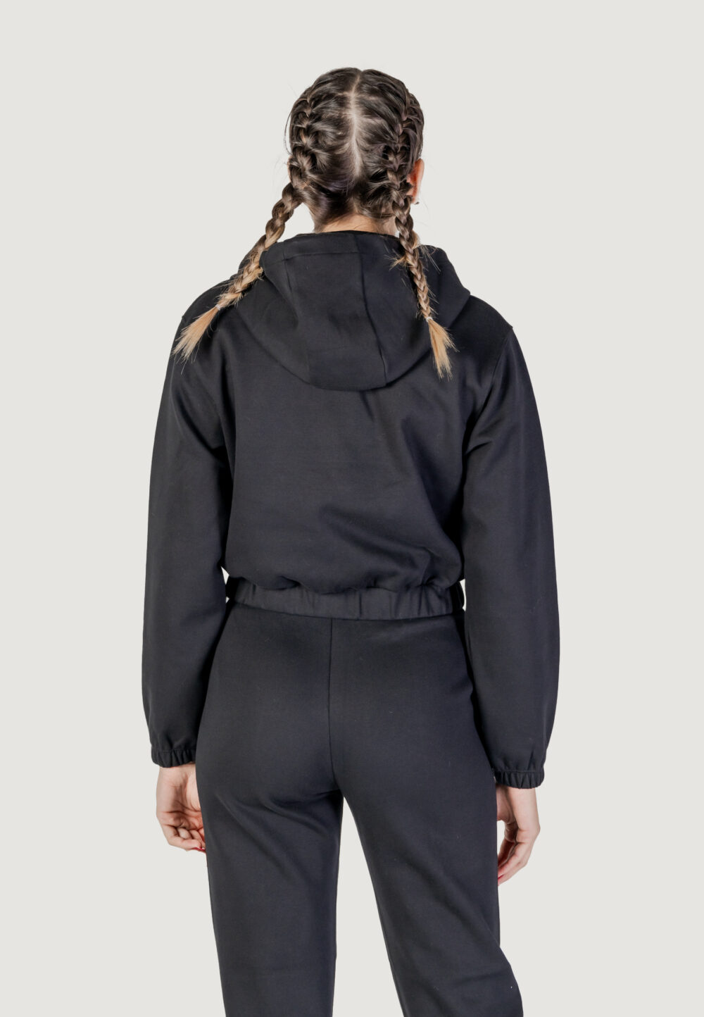 Felpa con cappuccio Guess Active roberta full zip Nero - Foto 4