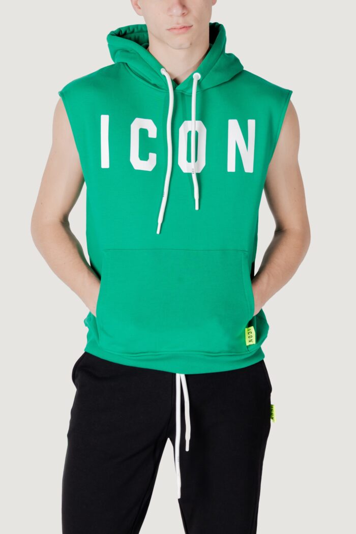 Felpa con cappuccio Icon  Verde