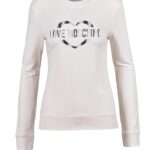 Felpa con cappuccio Love Moschino Bianco - Foto 1
