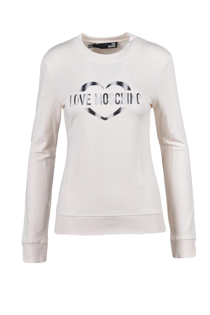 Felpa Love Moschino  Bianco