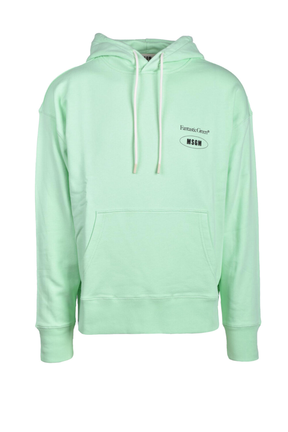 Felpa con cappuccio MSGM Verde - Foto 1