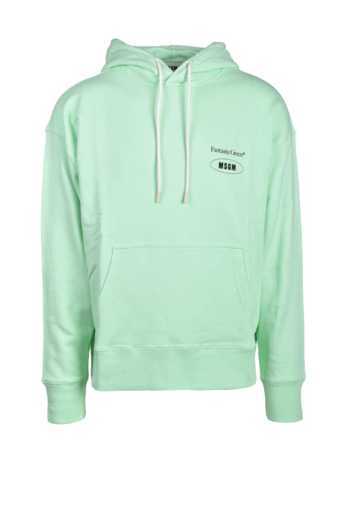 Felpa con cappuccio MSGM  Verde