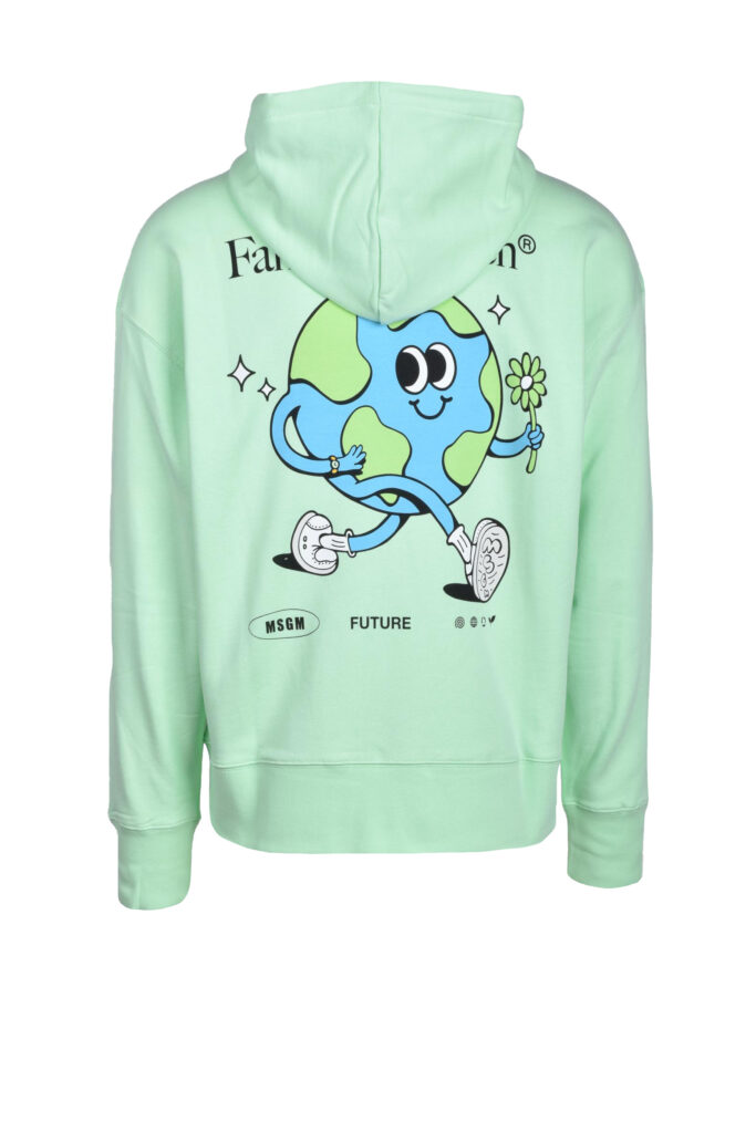 Felpa con cappuccio MSGM  Verde