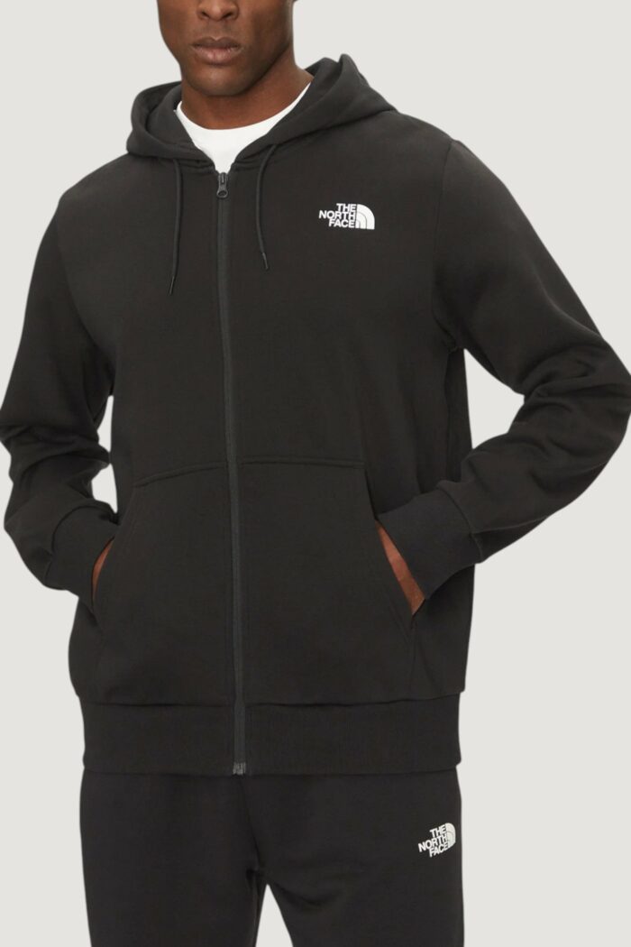Felpa con cappuccio THE NORTH FACE m simple dome full zip hoodie Nero