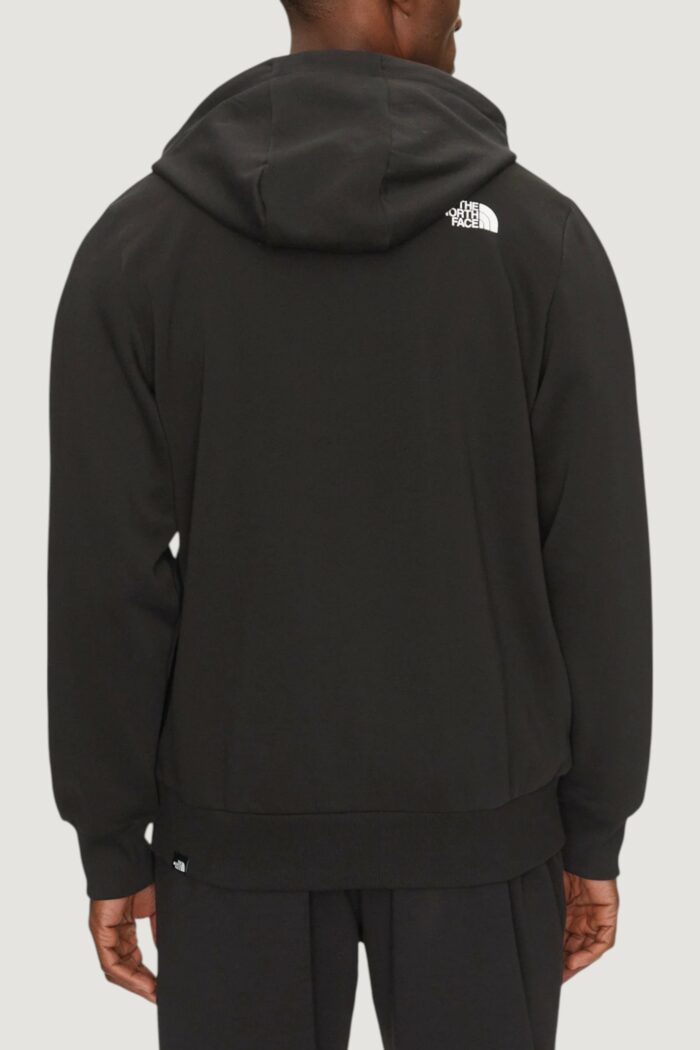 Felpa con cappuccio THE NORTH FACE m simple dome full zip hoodie Nero