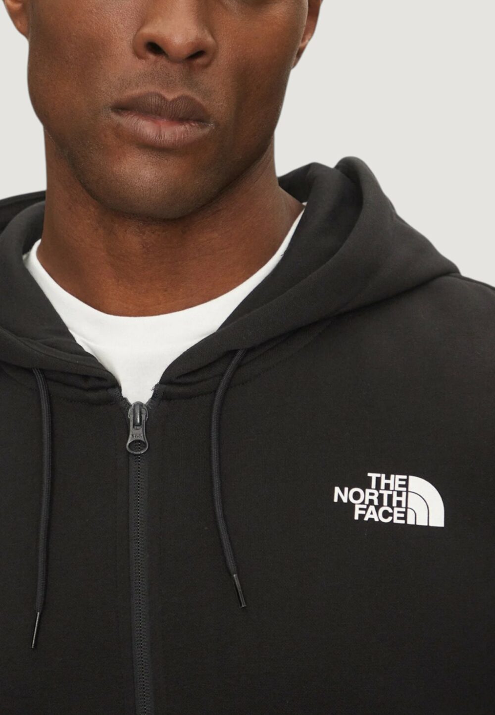 Felpa con cappuccio THE NORTH FACE m simple dome full zip hoodie Nero - Foto 4