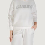 Felpa senza cappuccio Guess Active cecilia cn sweatshirt Panna - Foto 1