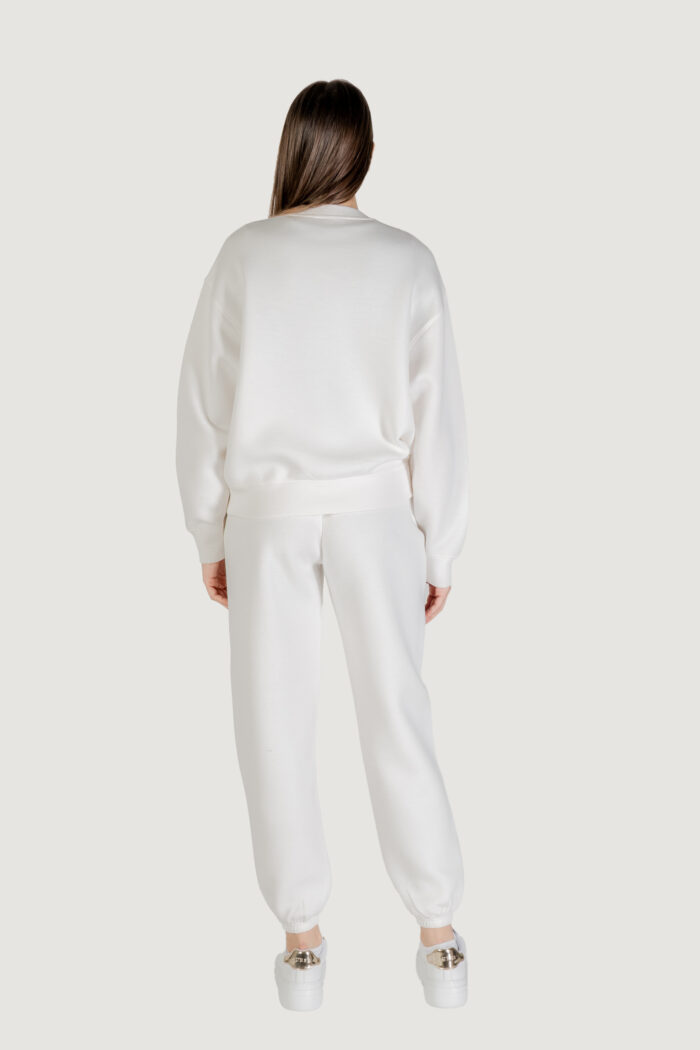 Felpa senza cappuccio Guess Active cecilia cn sweatshirt Panna