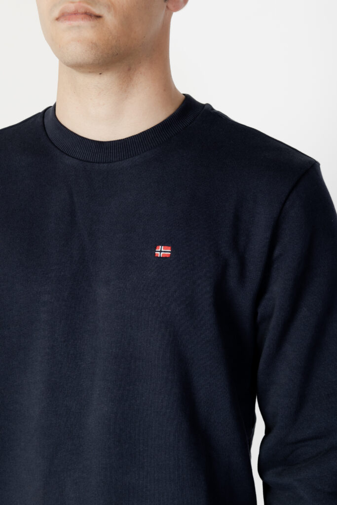 Felpa senza cappuccio Napapijri balis crew sum 2 Blue scuro