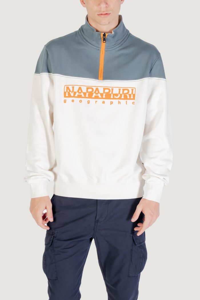Felpa senza cappuccio Napapijri b-saturnia hz Panna