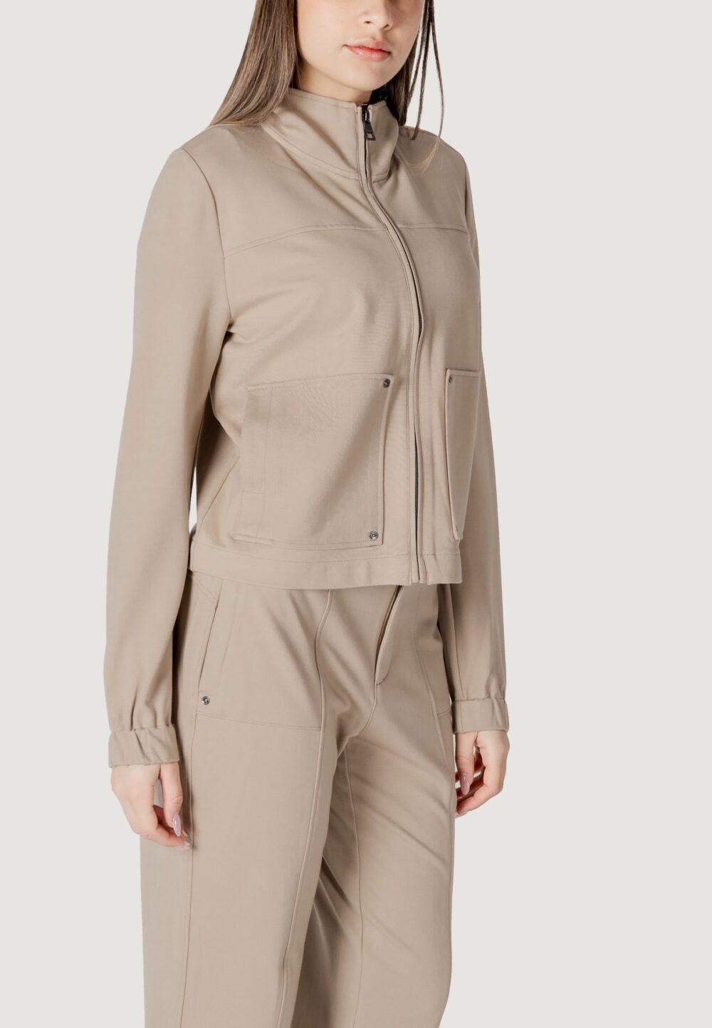 Giacchetto Street One zip_jacket_loose fit_ set Beige - Foto 3