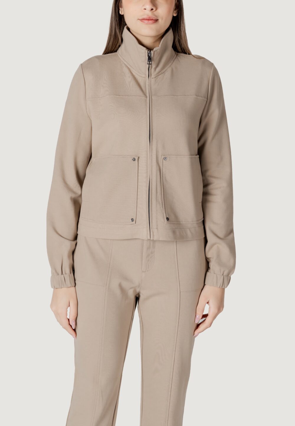 Giacchetto Street One zip_jacket_loose fit_ set Beige - Foto 5