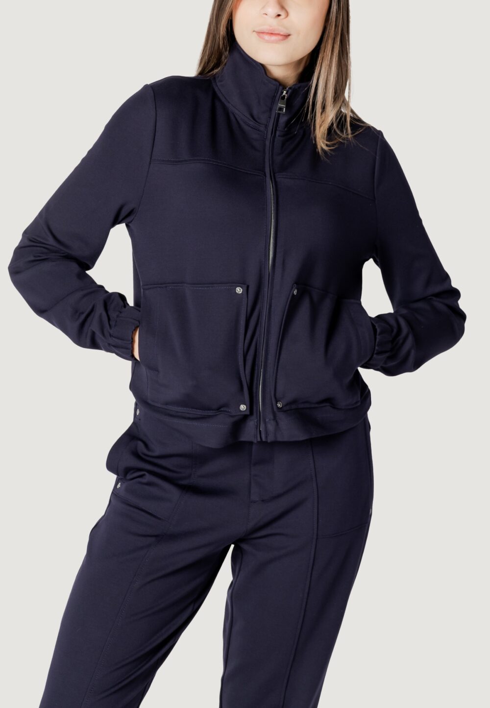 Giacchetto Street One zip_jacket_loose fit_ set Blue scuro - Foto 1