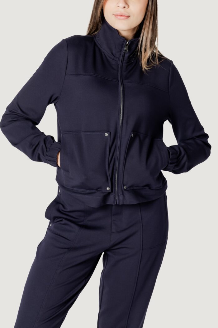 Giacchetto Street One zip_jacket_loose fit_ set Blue scuro