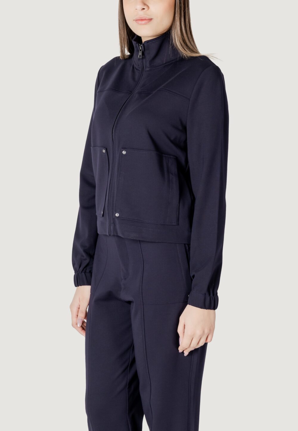 Giacchetto Street One zip_jacket_loose fit_ set Blue scuro - Foto 2